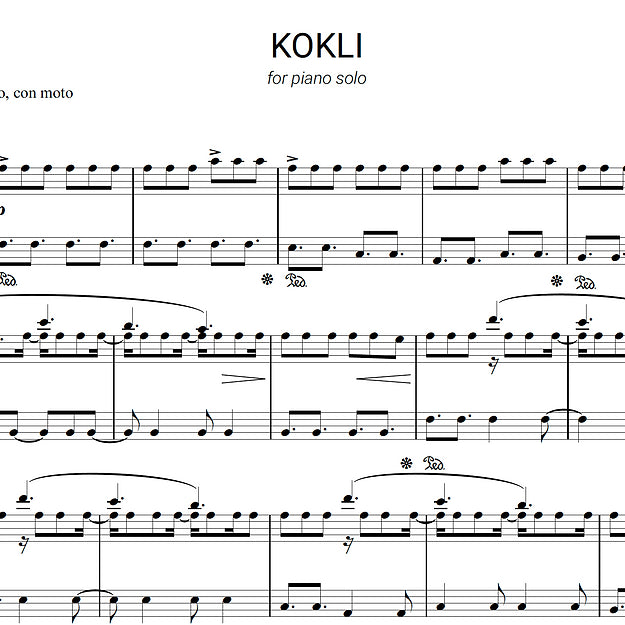 Kokli - Piano Solo - Jordi Forniés