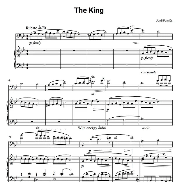 The King - Piano and Cello - Jordi Forniés