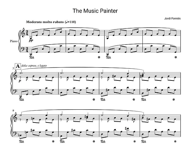 The Music Painter - Piano Solo - Jordi Forniés